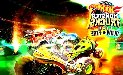 Hot Wheels Monster Trucks Live Glow-N-Fire