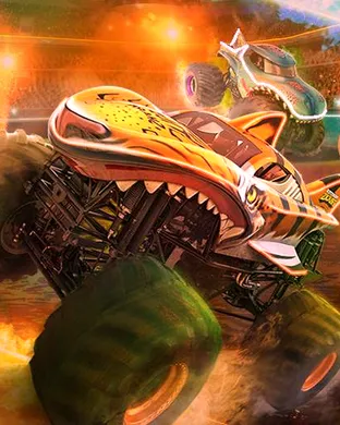 Hot Wheels Monster Trucks Live Glow-N-Fire